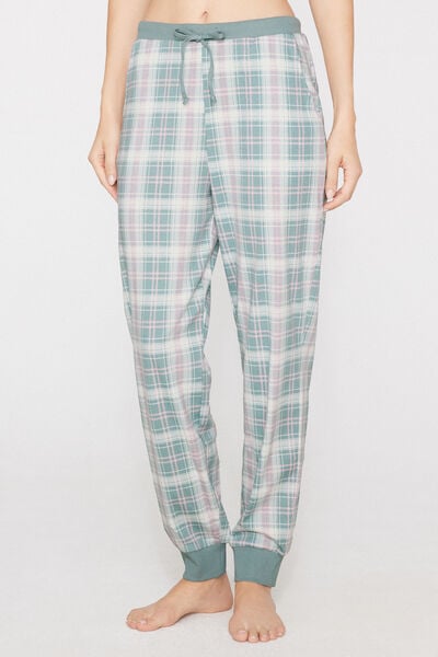 Cal&ccedil;as Jogger em Algod&atilde;o Grosso Estampado