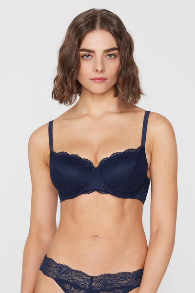 Prague Full Coverage Recycled Lace Balconette Bra