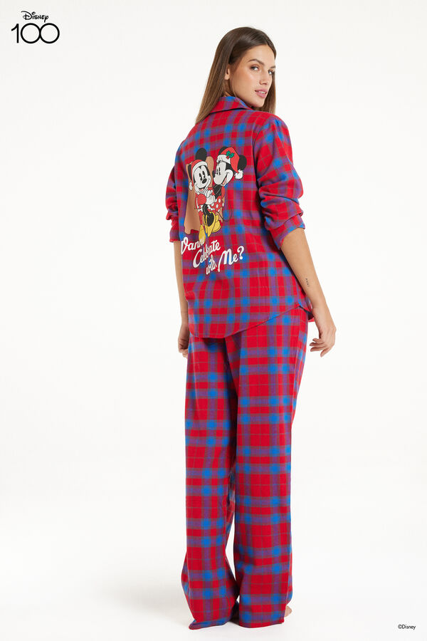 Pijama Lungă din Flanelă Imprimeu Disney  