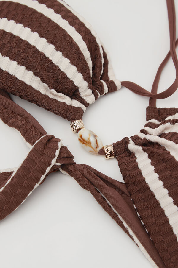 Haut de Bikini Brassi&egrave;re Rembourrage Amovible Desert Stripes  