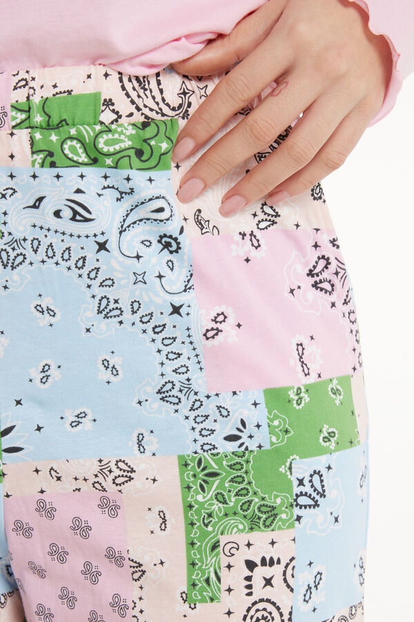 Βαμβακερό Παντελόνι Φόρμας με Print  