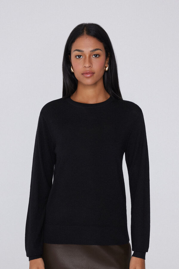 Maglia Pesante Girocollo 100% Lana Merino  