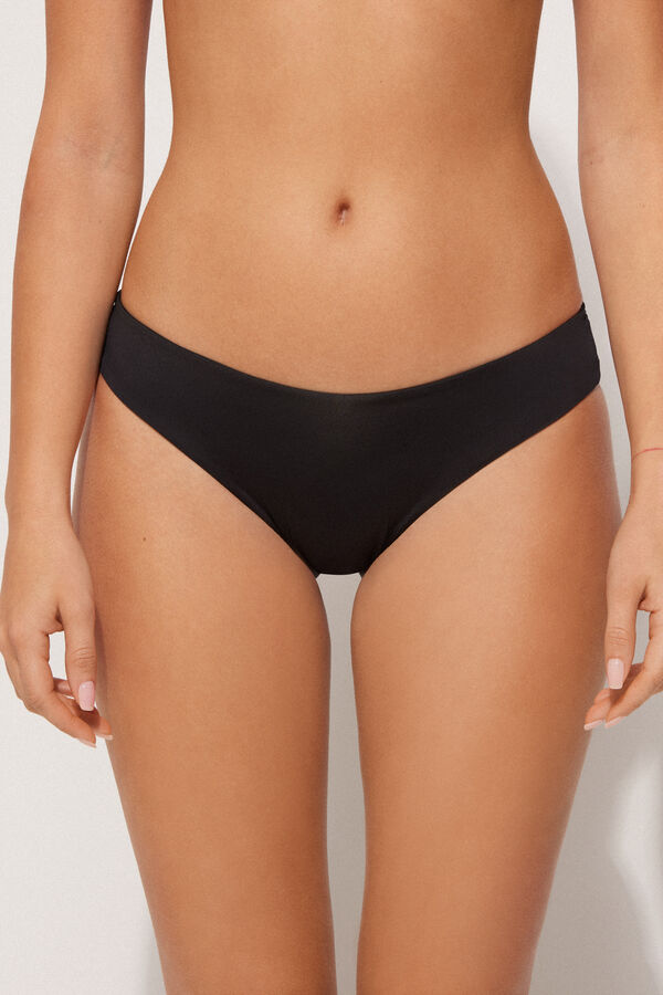 Recycled Rounded High-Cut Bikini Briefs  
