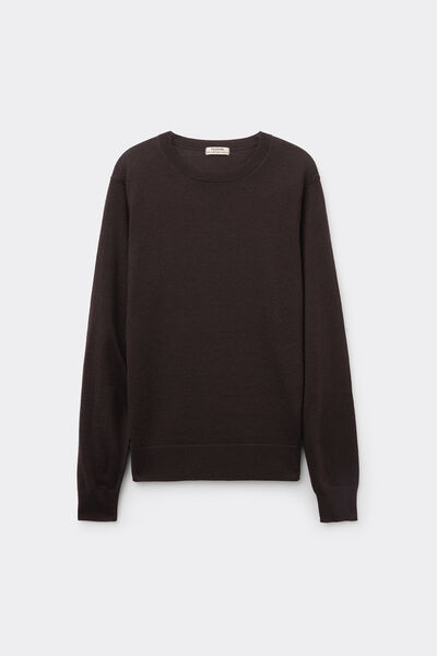 Maglia Pesante Girocollo 100% Lana Merino