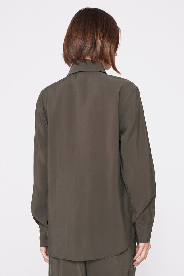 Suede-Touch Canvas Shirt  