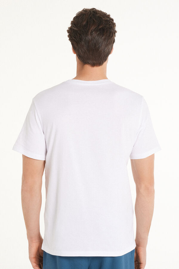 T-shirt Βαμβακερό με Print  