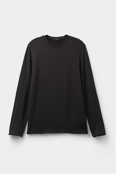Maglia Manica Lunga Viscosa Felpata