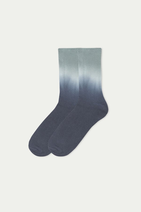 Patterned Cotton Sports Socks  