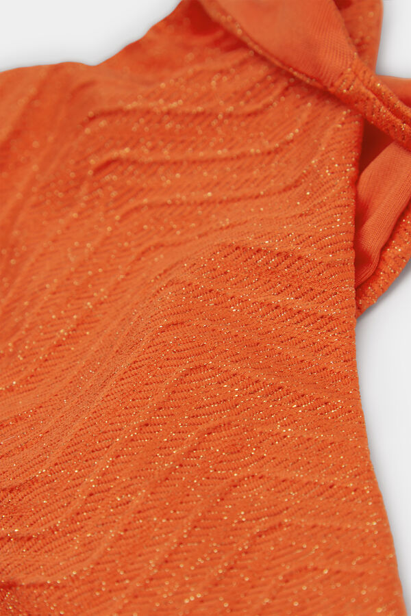 Brazilian-Bikinislip zum Binden Sparkling Touch Orange  