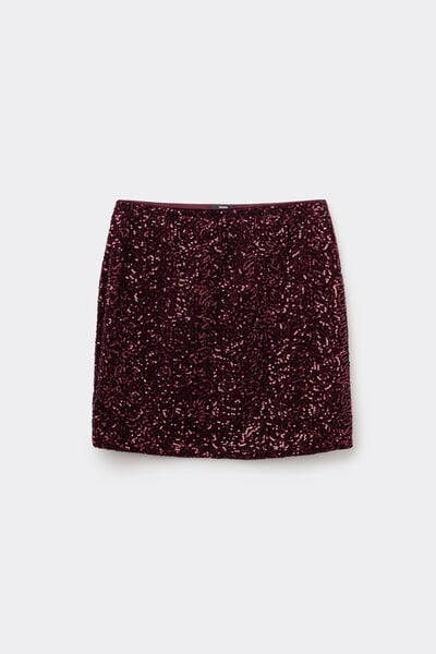 Sequin Mini Skirt