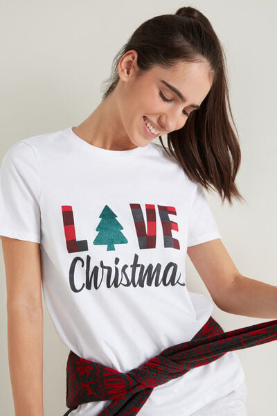 T-shirt en Coton Noël