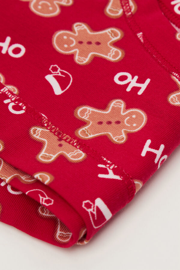 Бавовняний Брасьєр із Різдвяним Принтом для Дівчаток  