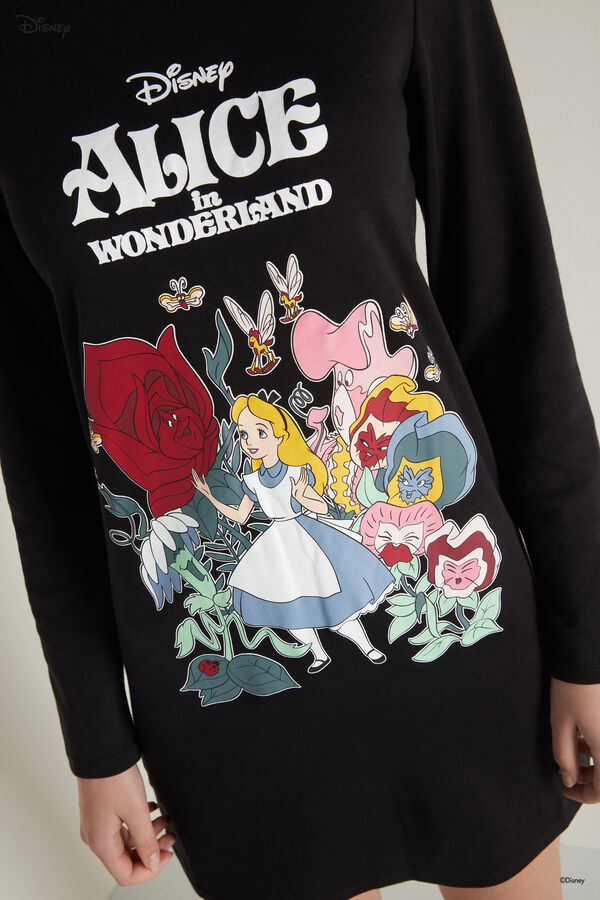Heavy Cotton Disney Alice in Wonderland Print Nightgown  