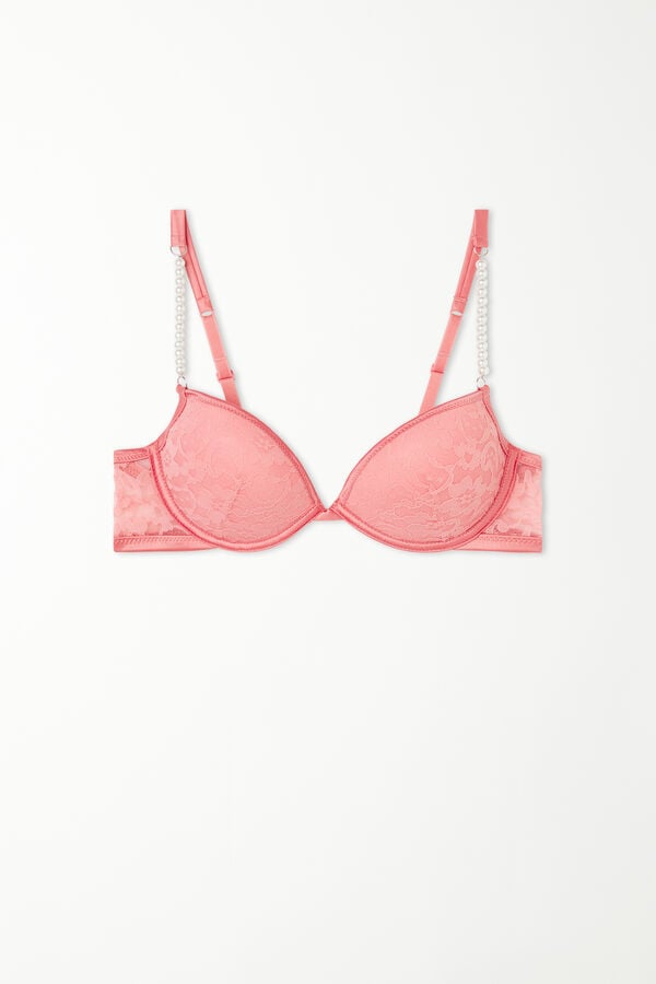 Reggiseno Push-up Moscow Pearl Pink Lace  