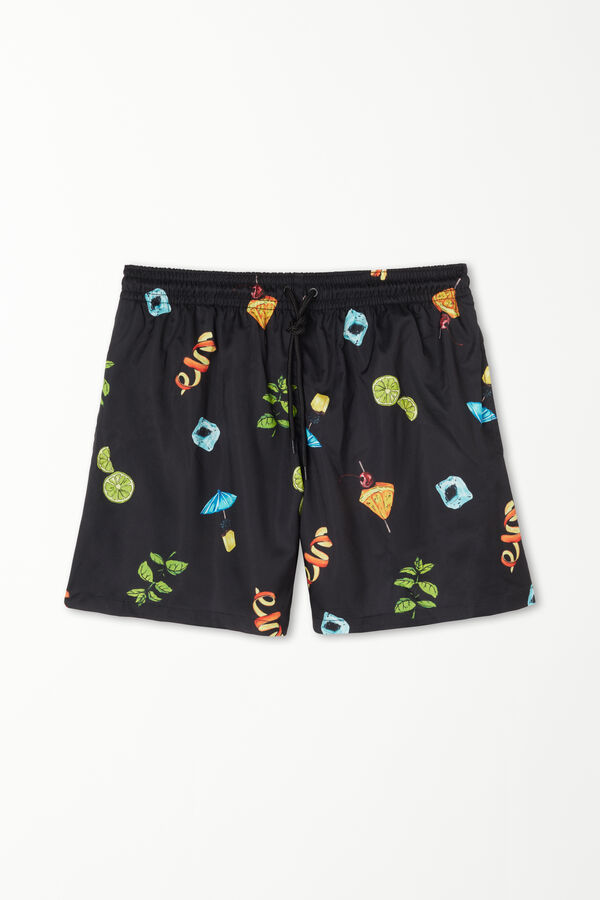 Short de Bain Basique Imprimé  