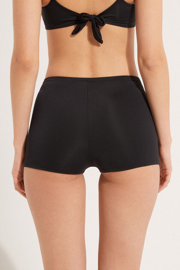 Culotte de Bikini Tipo Shorts de Microfibra Reciclada  