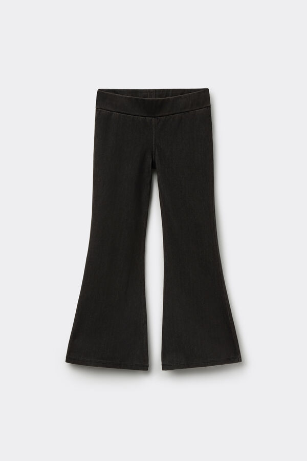 Pantaloni Flare Denim Extra Stretch Bimba  
