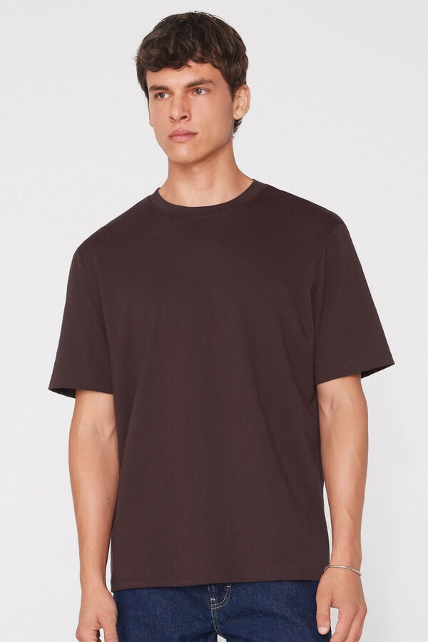100% Heavy Cotton Round Neck T-Shirt  