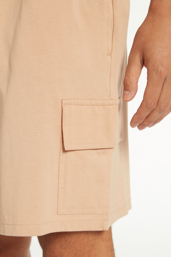 Shorts für Herren aus Baumwolle mit großer Tasche  