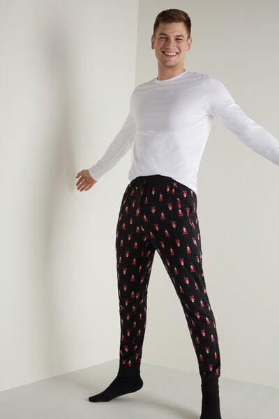 Cotton Trousers with Drawstring