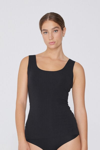 Laser-Cut Organic Cotton Camisole