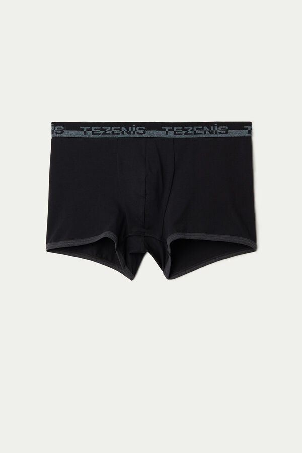 Cotton Boxers with Logo Waistband  