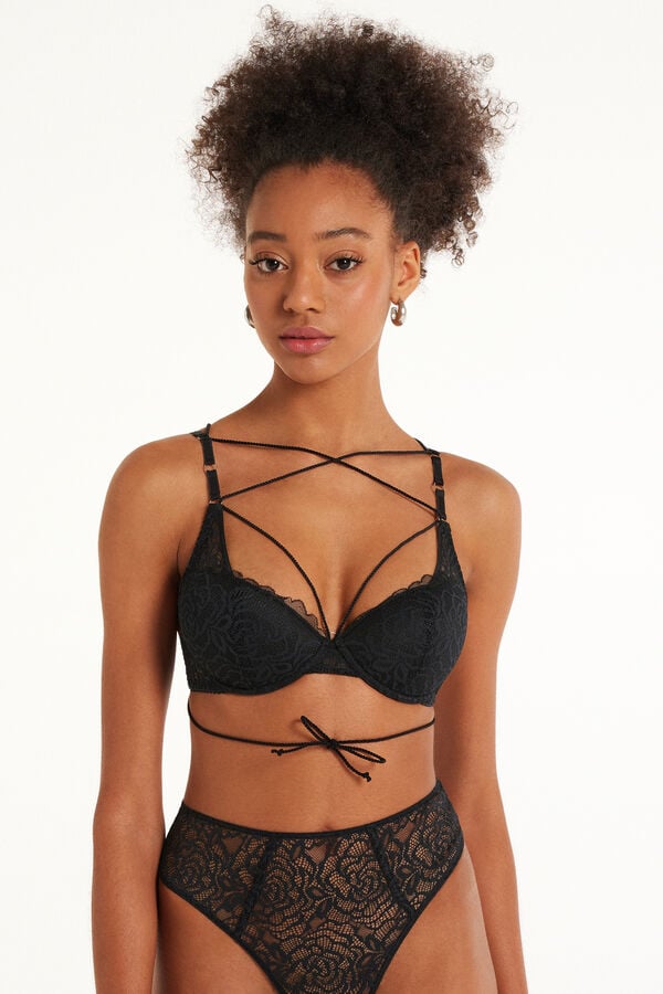 Wien After Midnight Lace Padded Push-Up Bra  