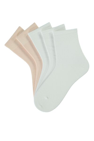 Teplé Krátke Bavlnené Ponožky, 5 Párov