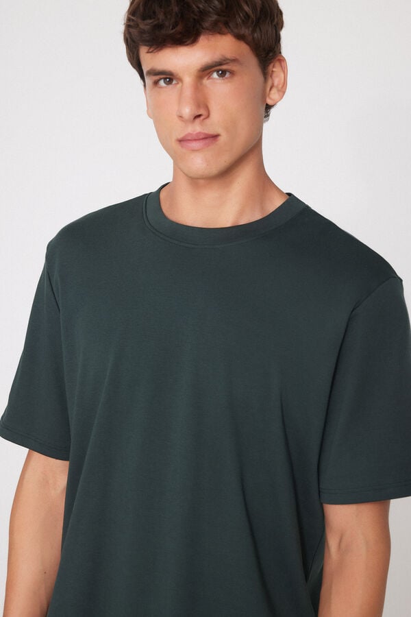 100% Heavy Cotton Round Neck T-Shirt  