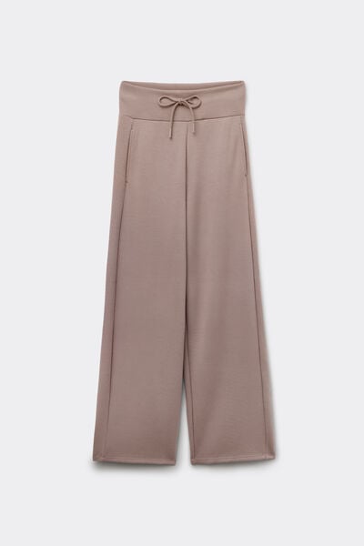Spodnie Palazzo z Lampasami w Prążki Superior Softness