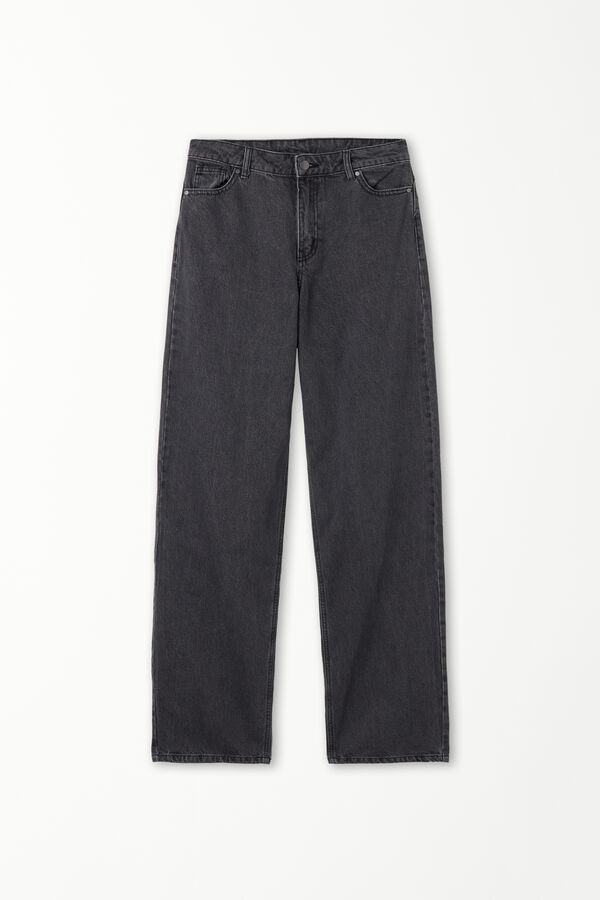 Straight-Leg Jeans with Pockets  