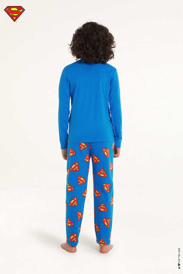 Pijama Comprido em Algodão com Estampado Superman Menino  
