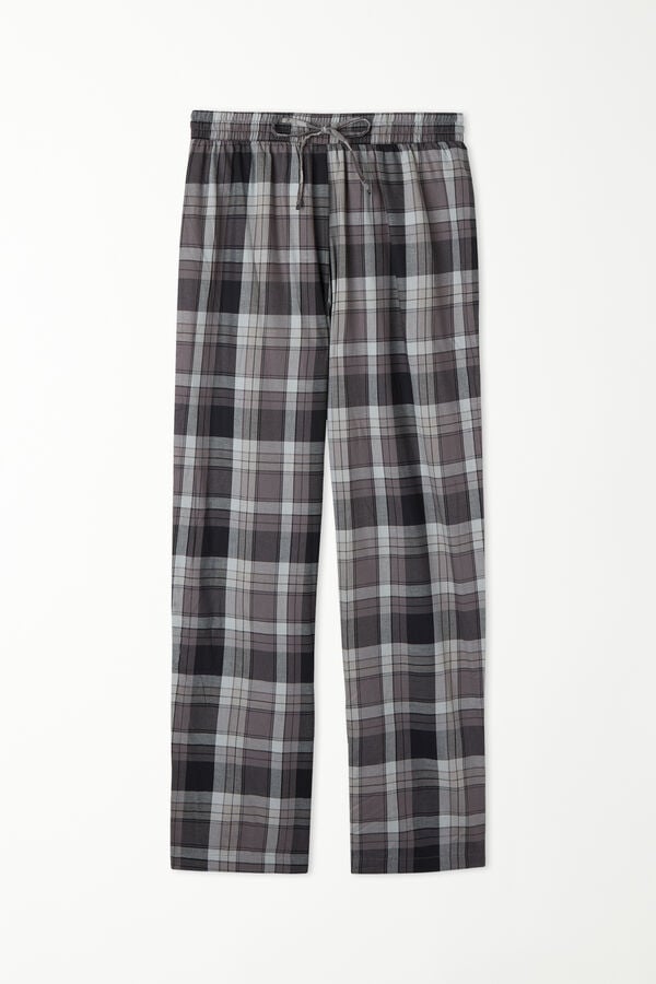 Straight-Cut Cotton Canvas Trousers  