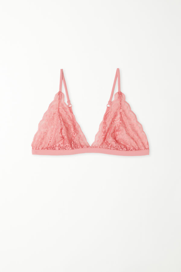 Lisbon Unpadded Recycled Lace Triangle Bra  