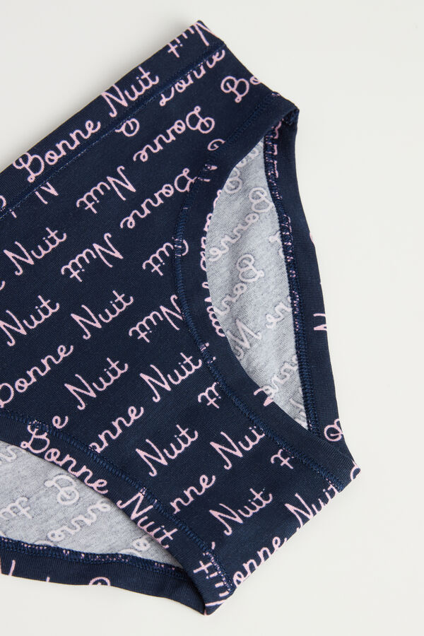 Girls’ Basic Printed Cotton Knickers  
