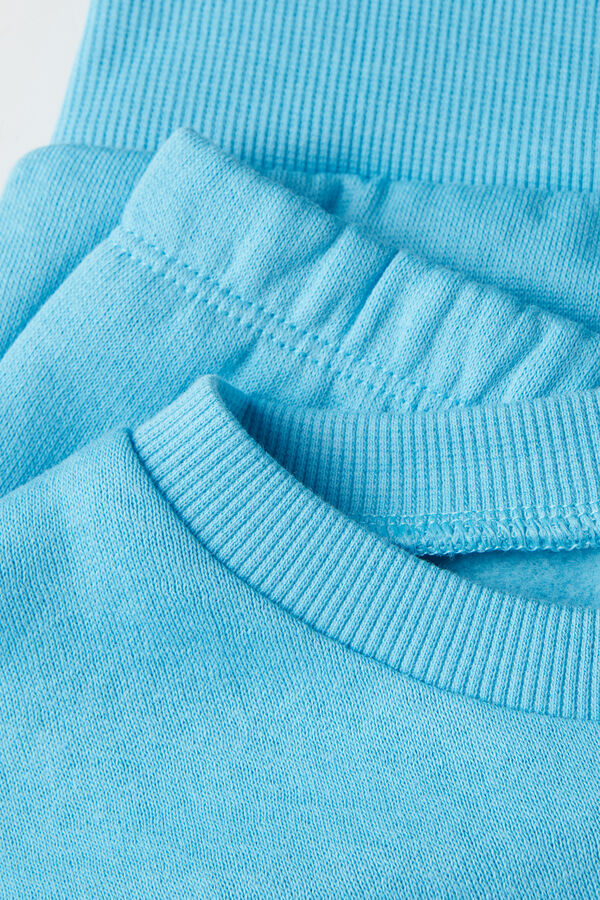 Kids’ Long-Sleeved Rounded-Neck Sweatshirt  