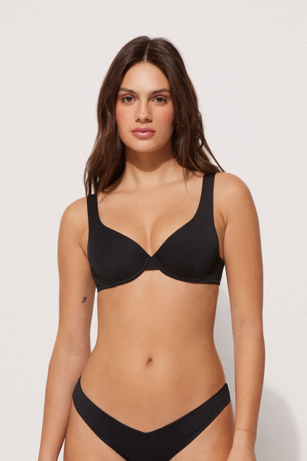 Recycled Microfibre Push-Up Bikini Top  