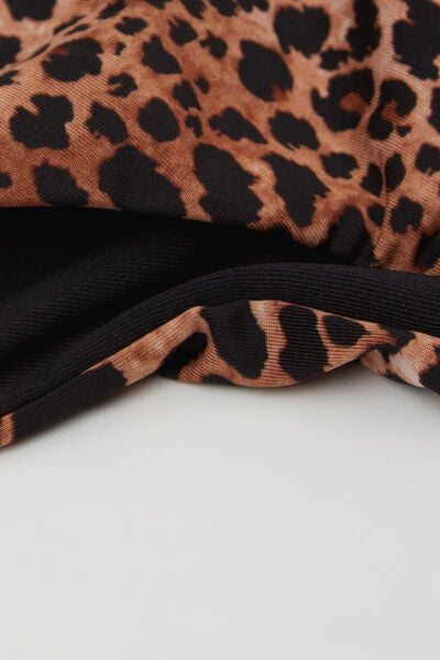 Rounded High-Cut Brazilian Bikini Bottom Savage Sun