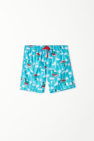 Boxer de Bain Garçon à Imprimé