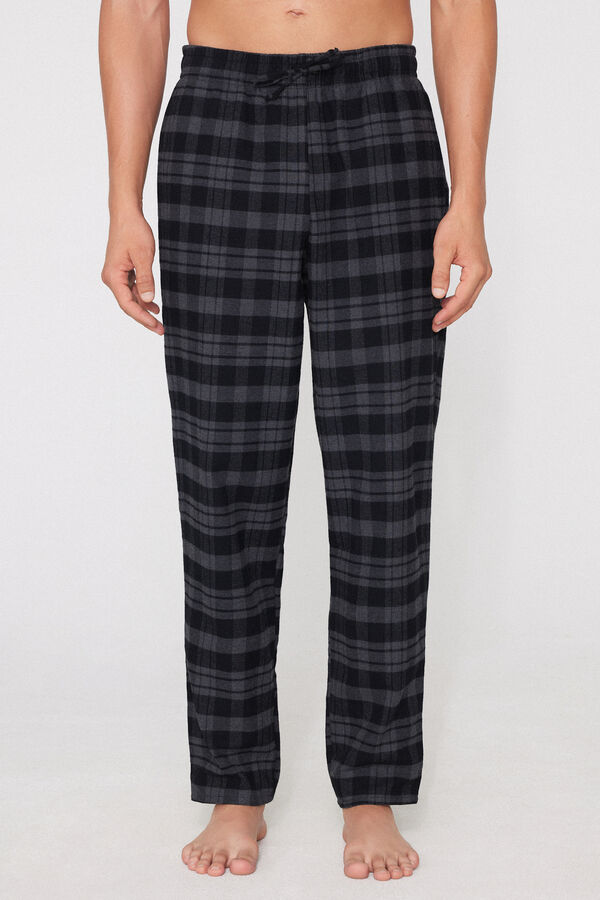 Long Flannel Trousers  