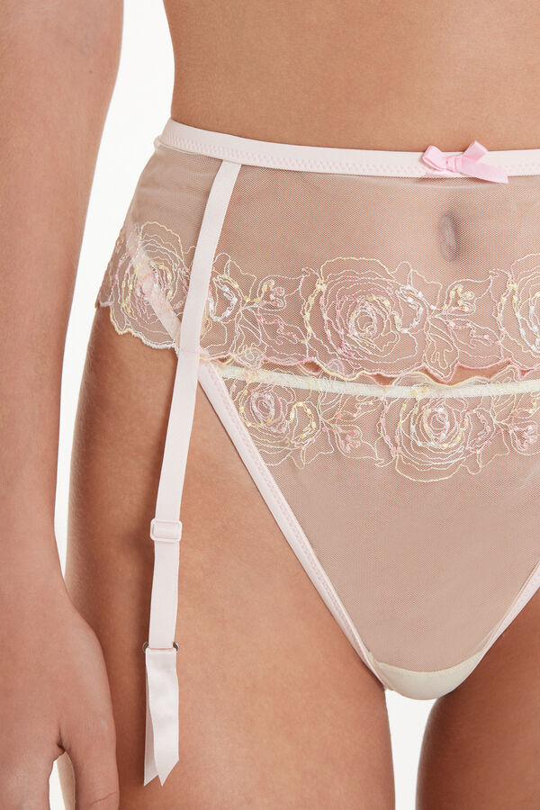 Strumpfhalter Light Roses  