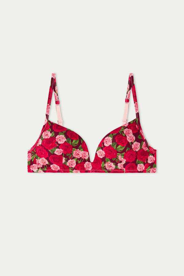 Soutien-gorge London en coton imprimé  