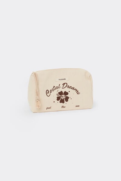 Bolsa Porta-Objetos em Lona com Fecho