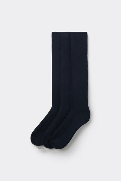 3&nbsp;Paar lange Socken aus Thermobaumwolle Herren