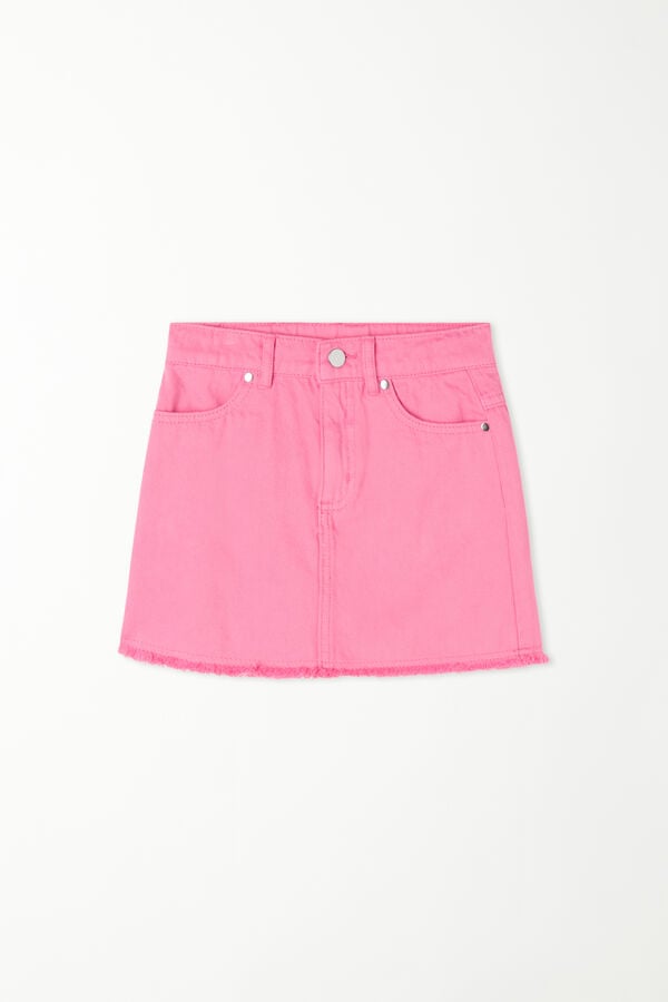 Girls’ Denim Mini Skirt  
