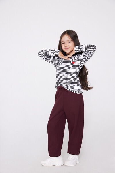 Unisex Kids' Printed Cotton Long Sleeve Top