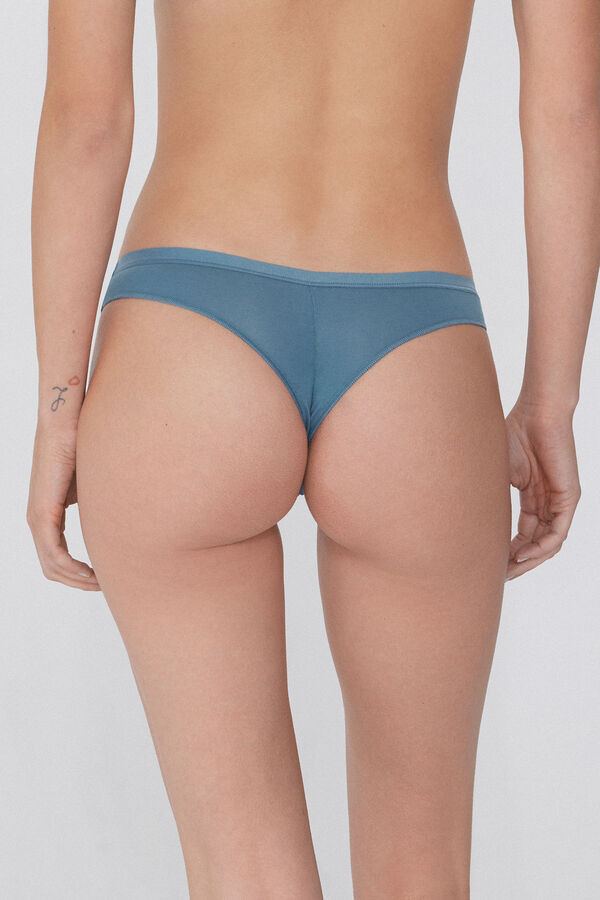 Plain Colour Cotton Brazilian Briefs  