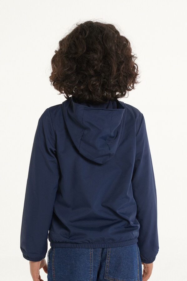 Kids’ Unisex Jacket with a Zip and Hood in Technical Fabric  