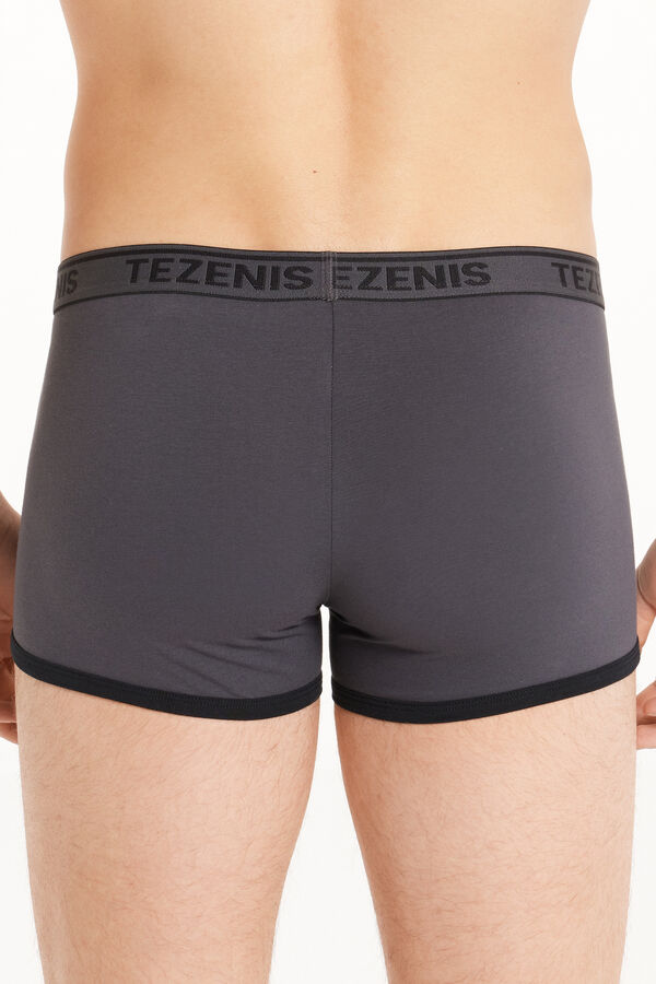 Cotton Boxer Contrasting Trim with Logo  