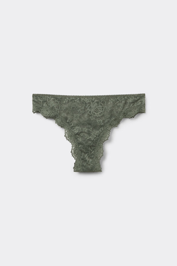 Recycled Lace Brazilian Briefs  